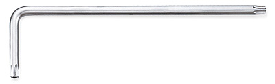Ключ Г-образный TORX T15, экстрадлинный с отверстием L=103,5 мм TOPTUL AIBE1510