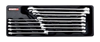 Набор комбинированных ключей 8-24мм, 13 пр., в ложементе (A) TOPTUL GAAT1302